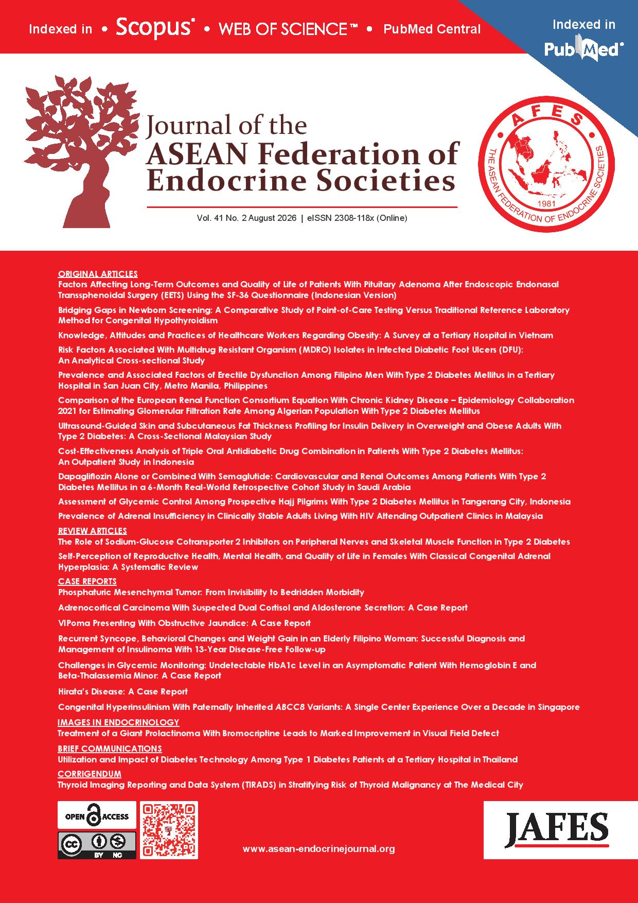 					View Vol. 41 No. 2 (2026): August Issue
				